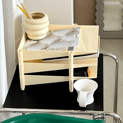 Étagère pour Bureau - OfficeRack™ - Beige - Axerangement.com