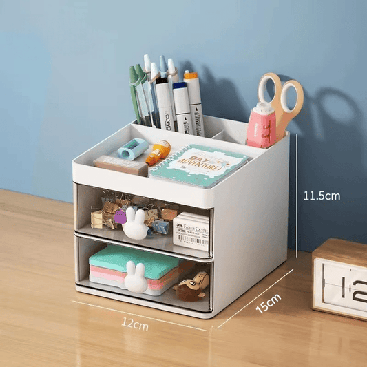 Organisateur Bureau - MultiFunctionalOrganizer™ - Blanc - Axerangement.com
