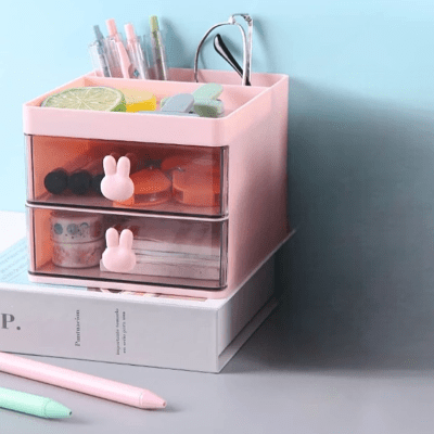 Organisateur Bureau - MultiFunctionalOrganizer™ - Rose - Axerangement.com