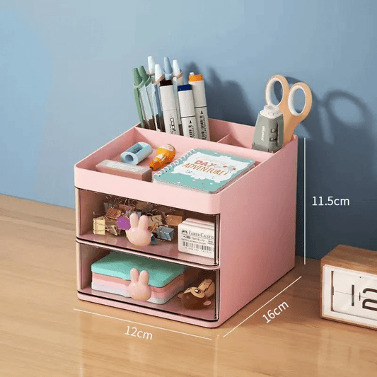 Organisateur Bureau - MultiFunctionalOrganizer™ - Rose - Axerangement.com