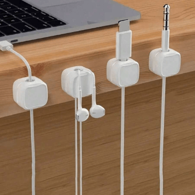 Range Cables - MagneticCableOrganizer™ - Blanc - Axerangement.com