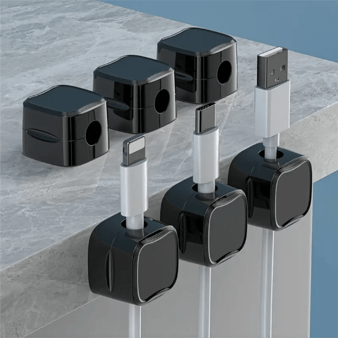 Range Cables - MagneticCableOrganizer™ - Noir - Axerangement.com